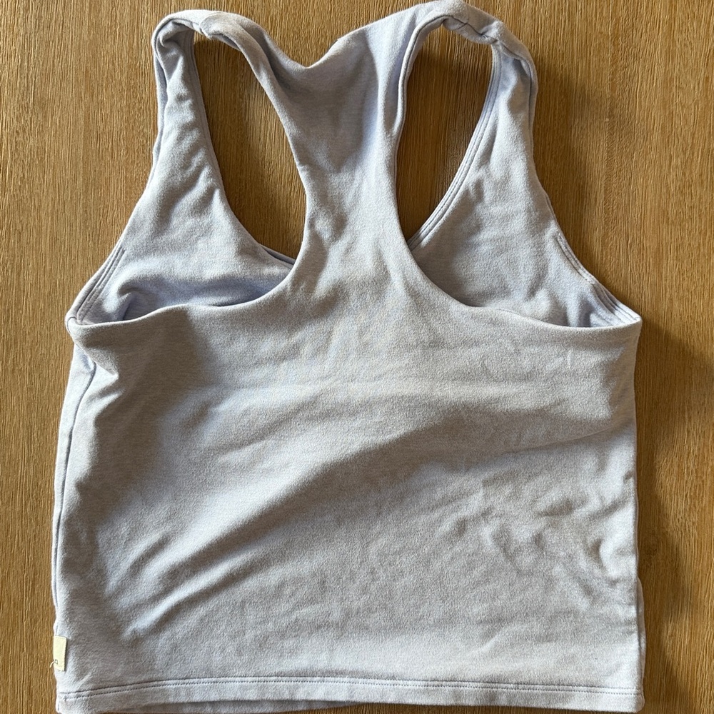 Vuori Halo Performance Crop in Lavender Mist - Picture 5 of 7